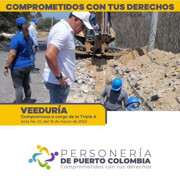 Veeduría, acompañamiento a obras para mejorar la prestación del servicio de agua